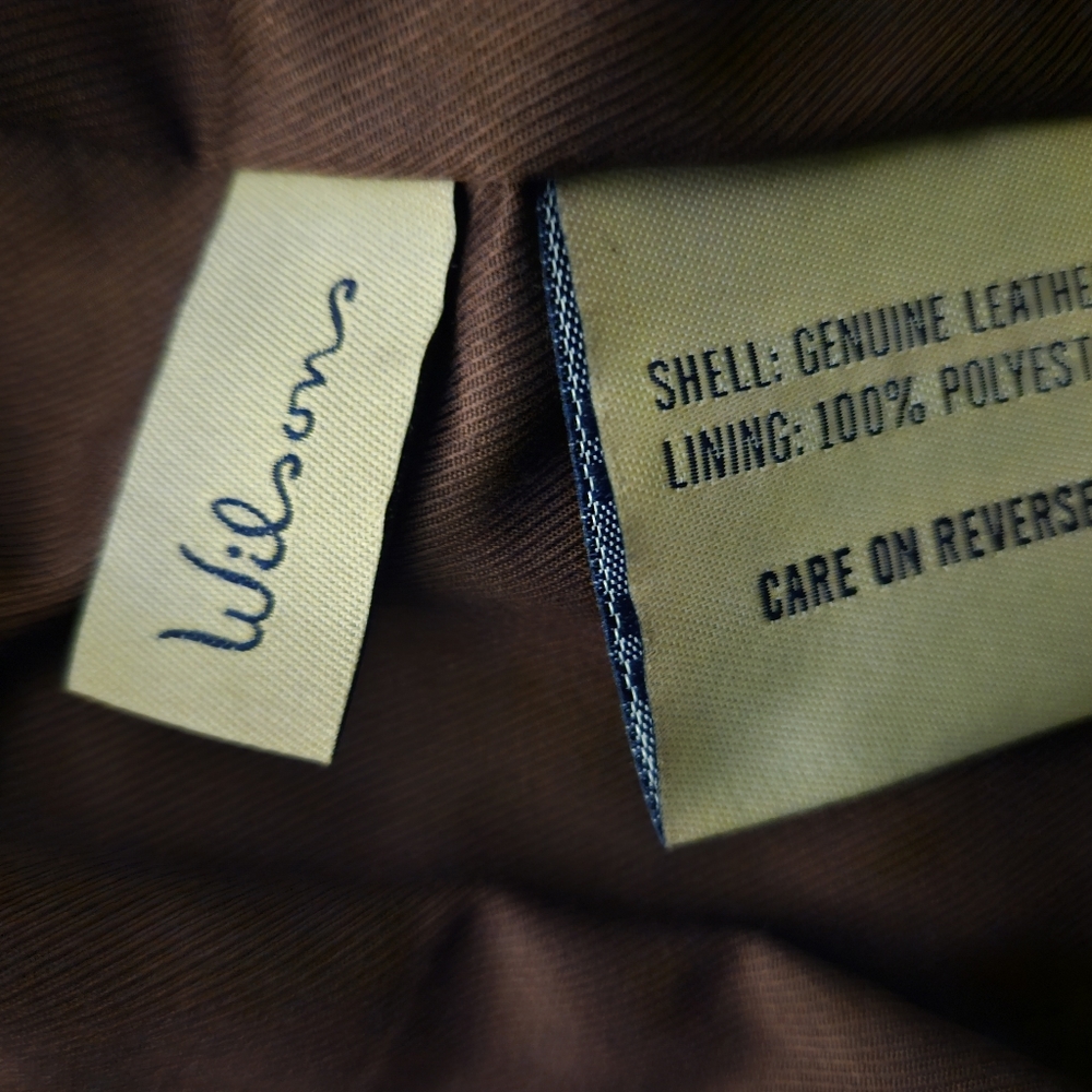 Wilson's leather-vintage jacket-women - Picture 3 of 7